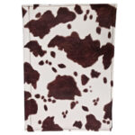 front of the brown cow hide folio