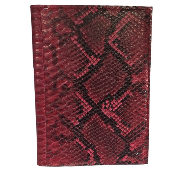 red snake skin folio cover